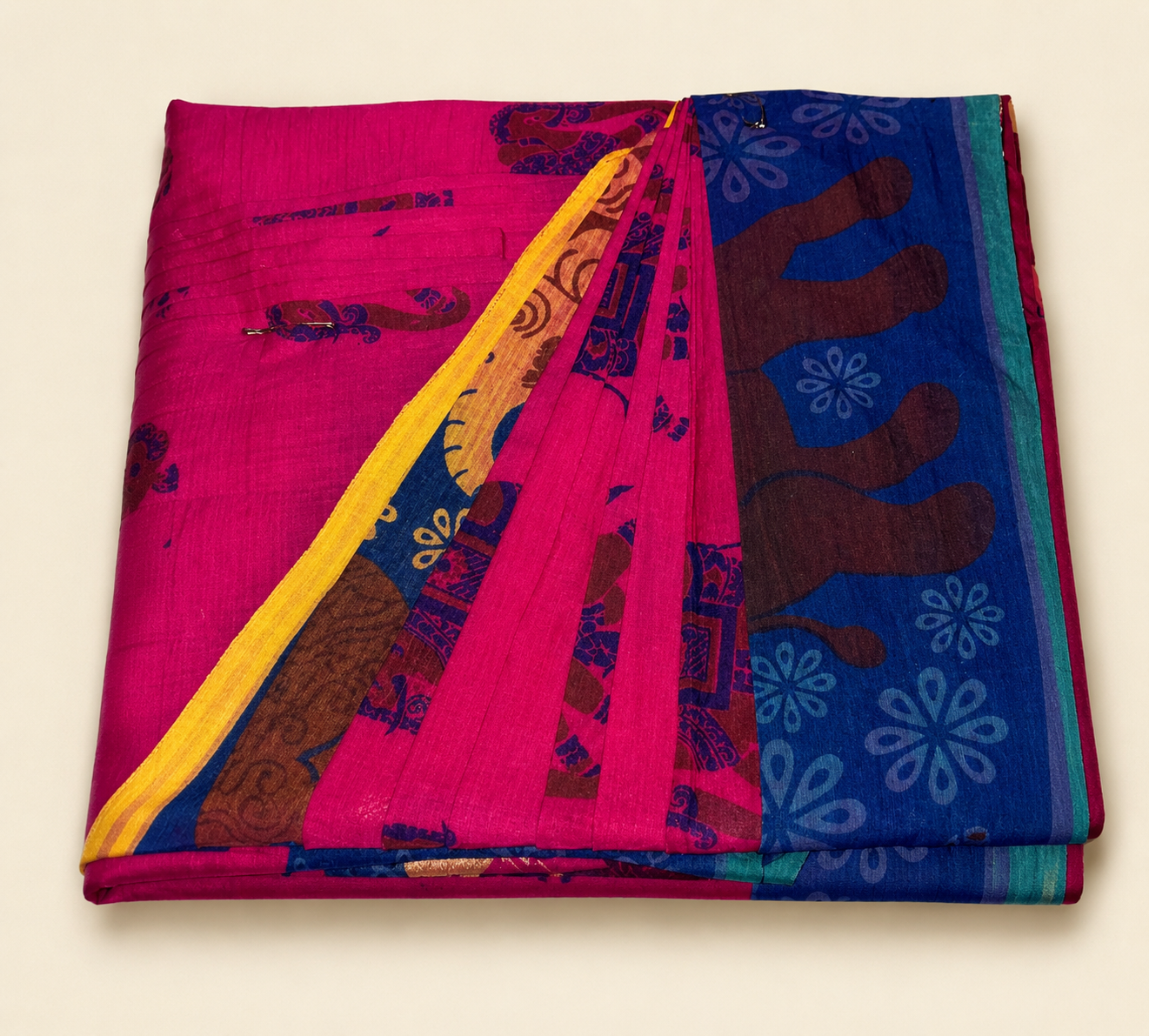 Box Pleat Saree 11